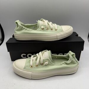 Converse Shoreline Slip On Shoes Womens Size 6 Surplus Mint Sneakers A14969F